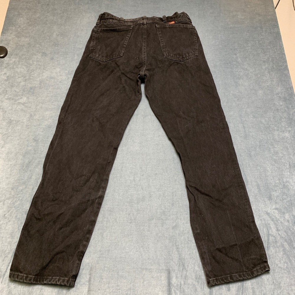 Rustler Men's Straight Jeans in Black